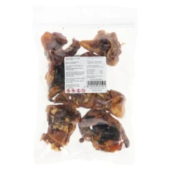 Hondensnack varkensoor schelp 250g