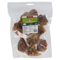 Hondensnack varkensoor schelp 250g