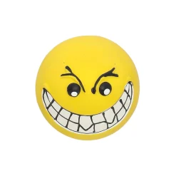 Hondenspeelgoed bal 6 cm smiley latex