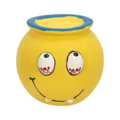 Hondenspeelgoed bal 6 cm smiley latex
