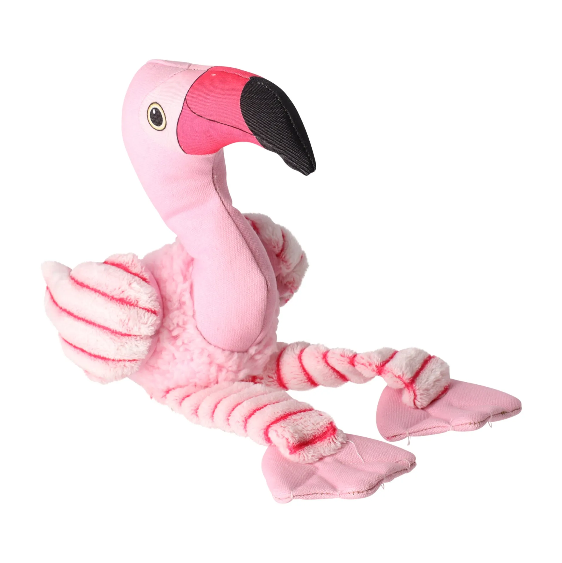 Hondenspeelgoed flamingo roze 16x35cm