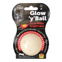 Hondenspeelgoed glow Y ball 6cm