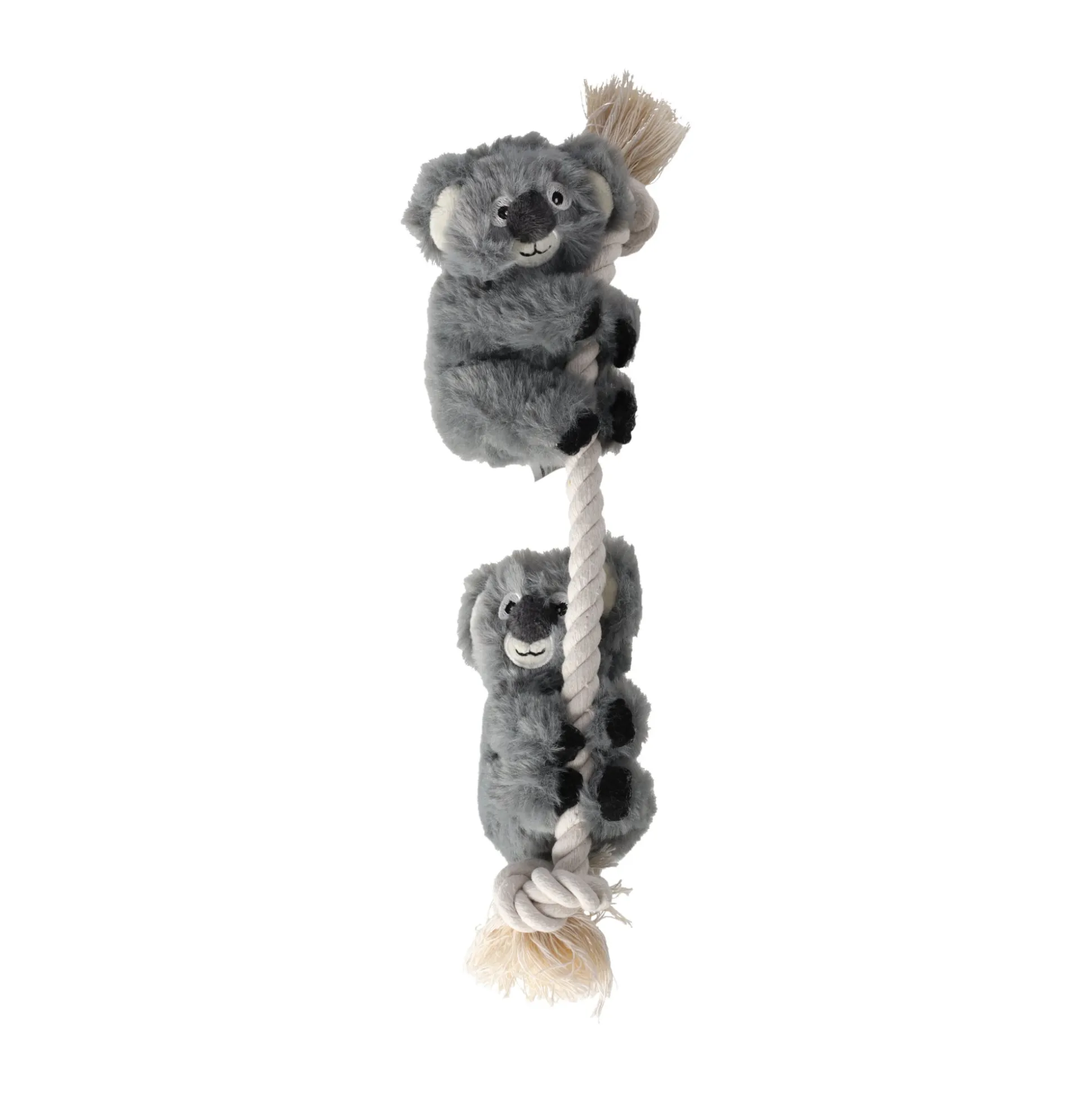 Hondenspeelgoed Hangta koala + touw grijs S 40cm