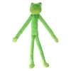 Hondenspeelgoed kikker groen 15x70cm