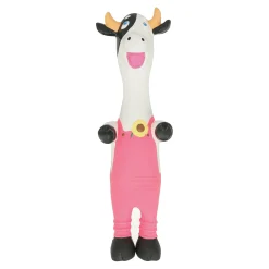 Hondenspeelgoed koe boer 30cm