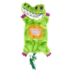 Hondenspeelgoed krokodil+touw 40cm