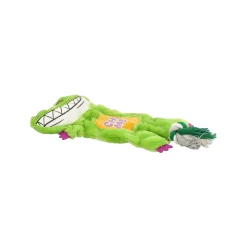 Hondenspeelgoed krokodil+touw 40cm