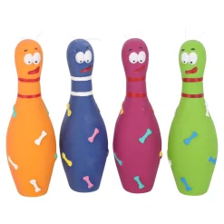 Hondenspeelgoed latex kegel 20cm assorti