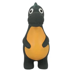 Hondenspeelgoed latex Puga dino zwart S
