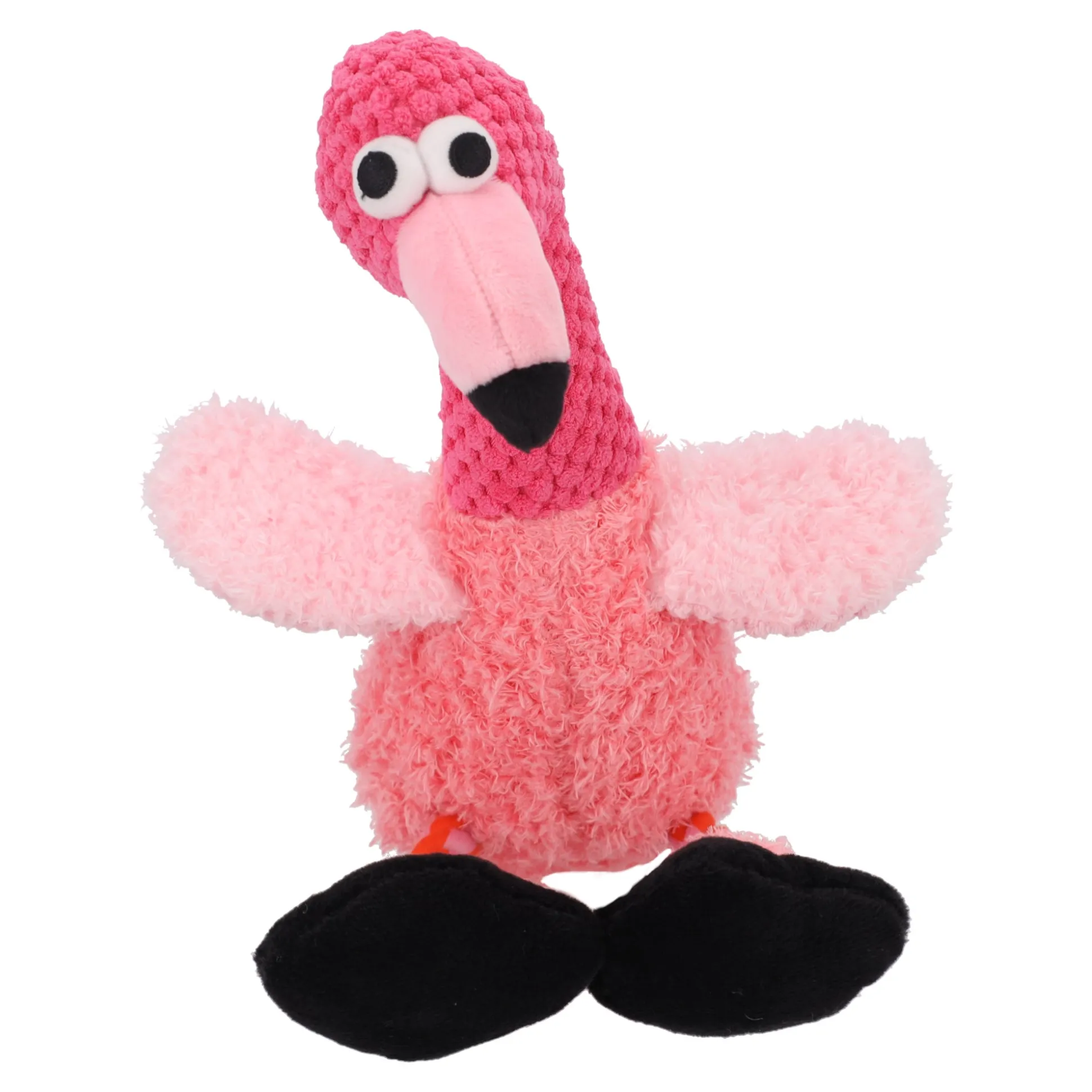Hondenspeelgoed Malita flamingo plush roze 40cm