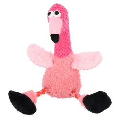 Hondenspeelgoed Malita flamingo plush roze 40cm