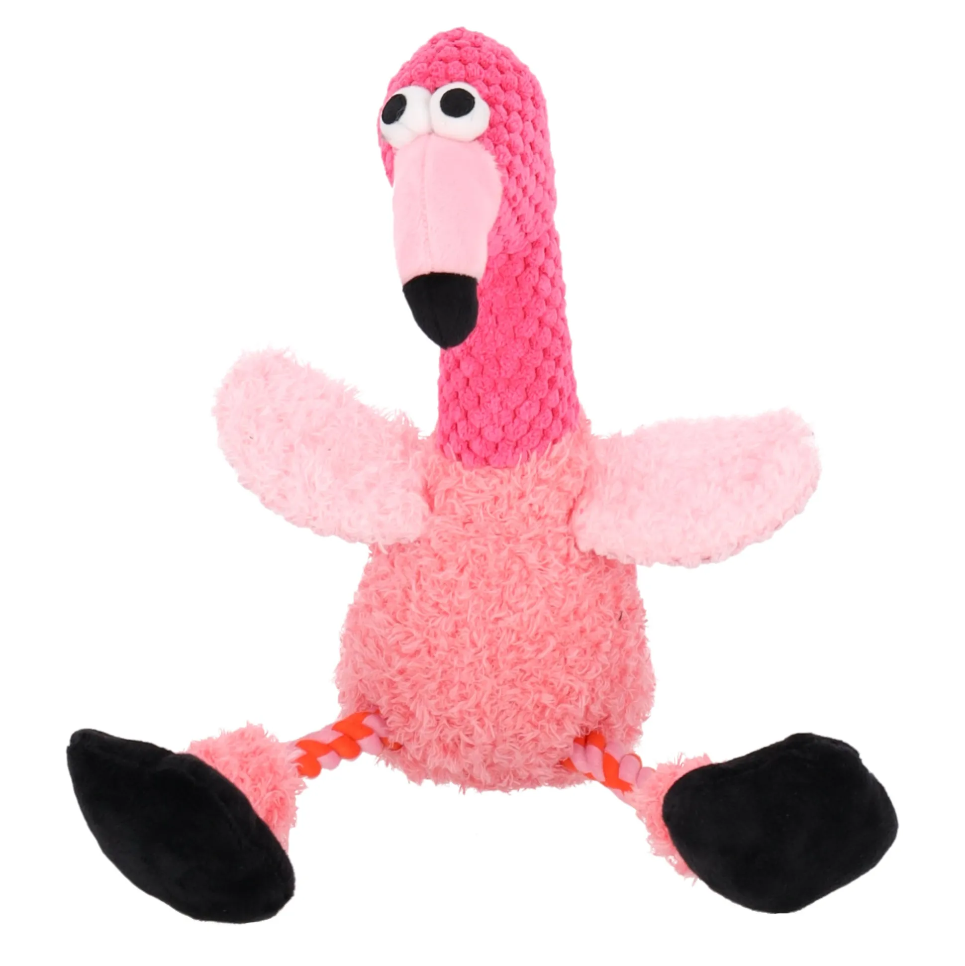Hondenspeelgoed Malita flamingo plush roze 40cm