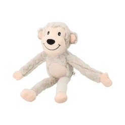 Hondenspeelgoed Minka aap beige 23x12x40cm