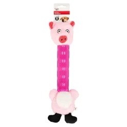 Hondenspeelgoed Necki varken plush roze 38x15x7cm