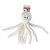 Hondenspeelgoed octopus wit 12,5x25cm