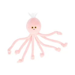 Hondenspeelgoed Paulo octopus roze S 12,5x11,5x47cm