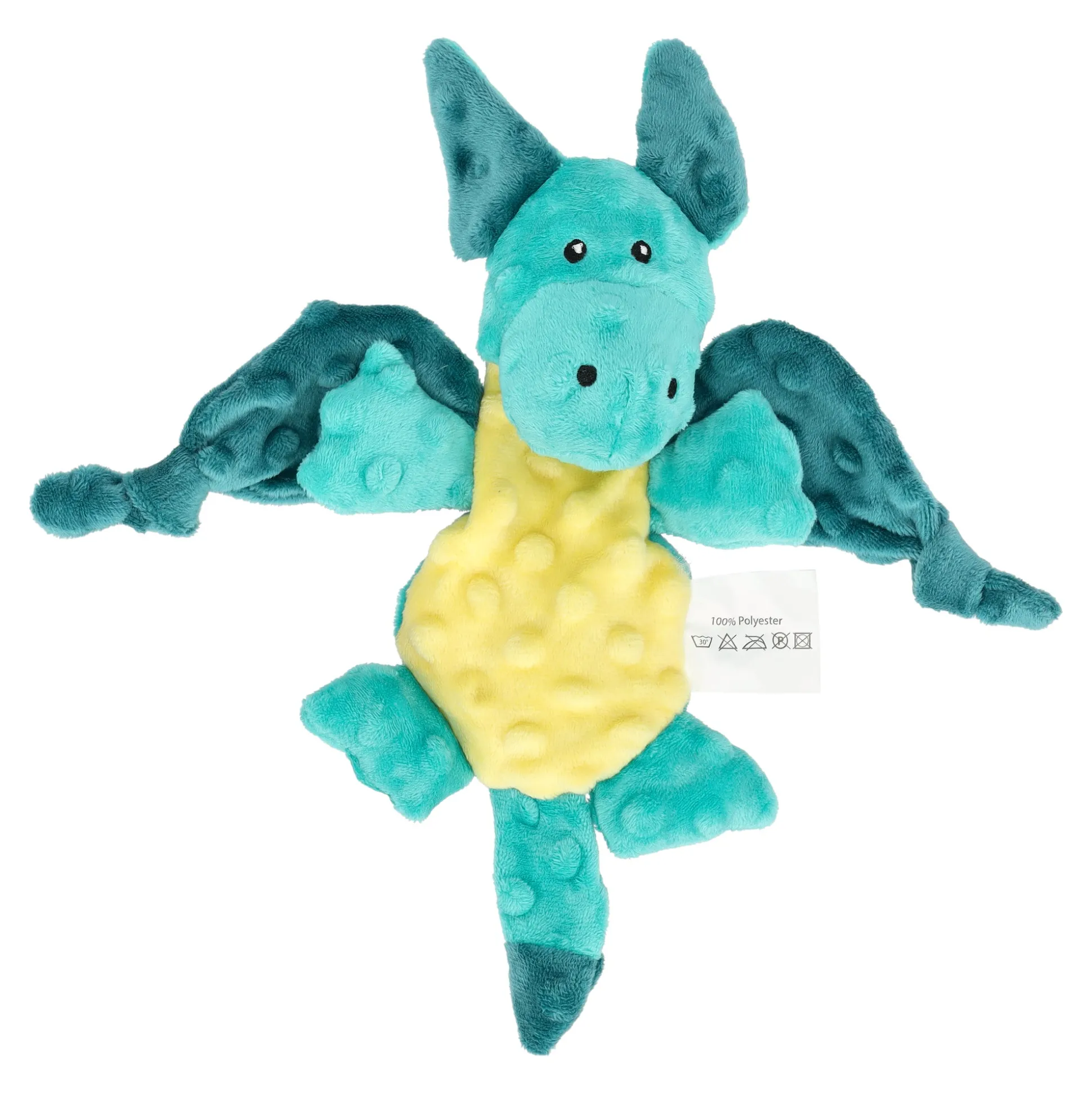Hondenspeelgoed pluche draak 26cm