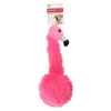 Hondenspeelgoed pluche flamingo 29cm
