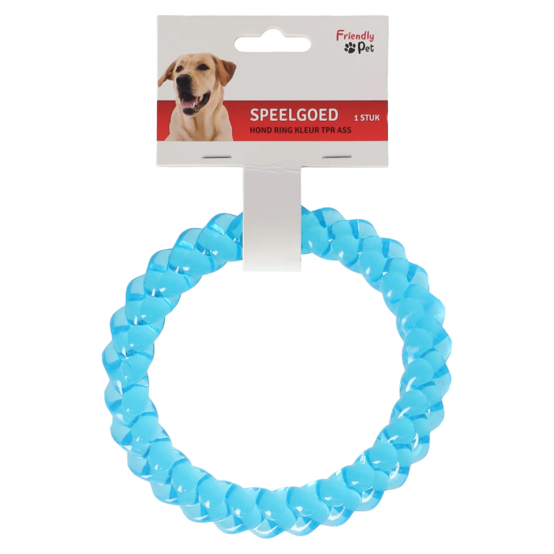 Hondenspeelgoed ring kleur TPR assorti