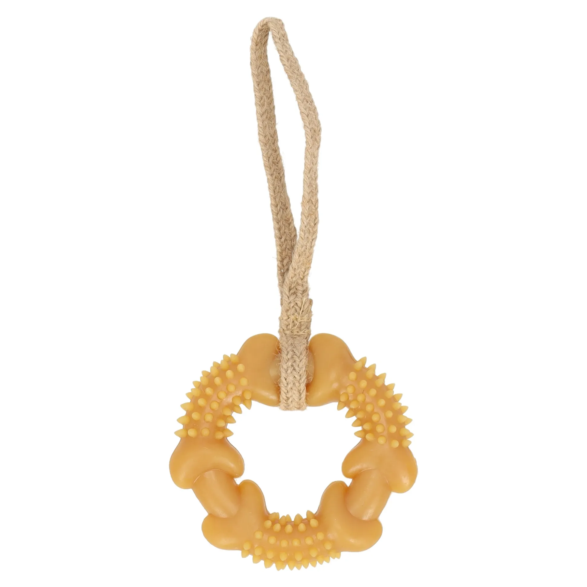 Hondenspeelgoed ring rubber 25,5cm