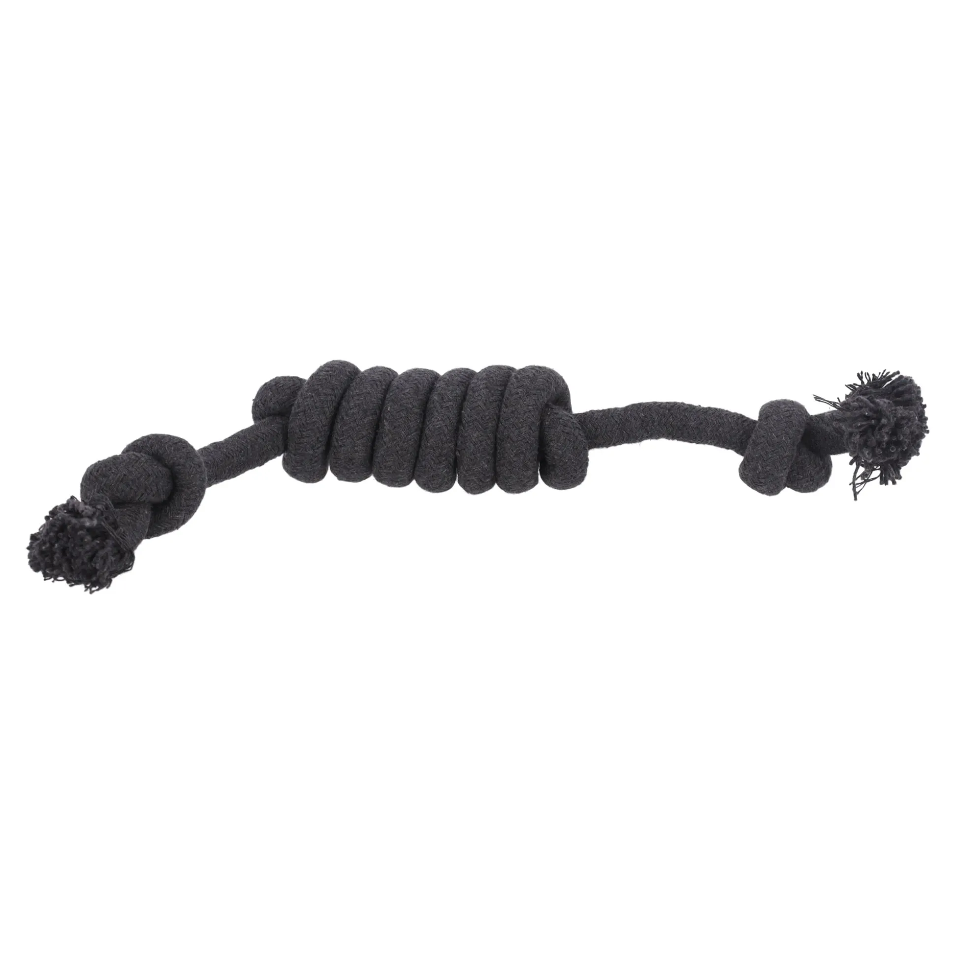 Hondenspeelgoed Ringo trektouw twist grijs 15mm 40cm