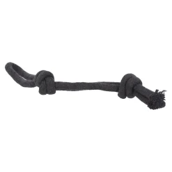 Hondenspeelgoed Ringo trektouw grijs 12mm 35cm