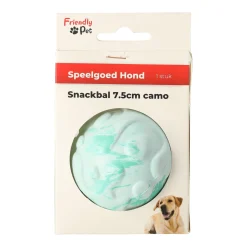 Hondenspeelgoed Snackbal 7.5cm camo