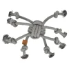 Hondenspeelgoed spin 38cm grijs eco