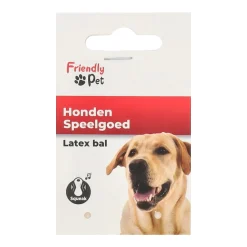 Hondenspeelgoed stekelbal 9cm latex