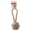 Hondenspeelgoed touw + knots jute