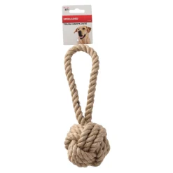 Hondenspeelgoed touw + knots jute