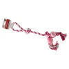 Hondenspeelgoed touw+2 ballen 55cm