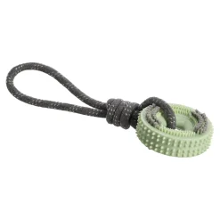 Hondenspeelgoed touw met band TPR 30cm