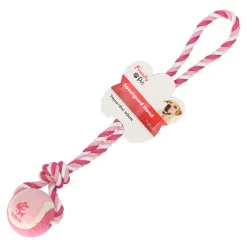 Hondenspeelgoed touw+bal 40cm