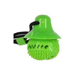 Hondenspeelgoed TPL Kleva bal+zuignap groen 55cm