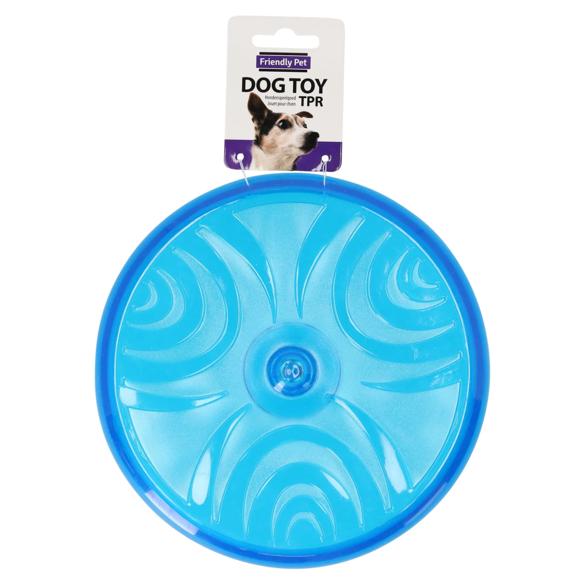 Hondenspeelgoed TPR frisbee + LED 20cm