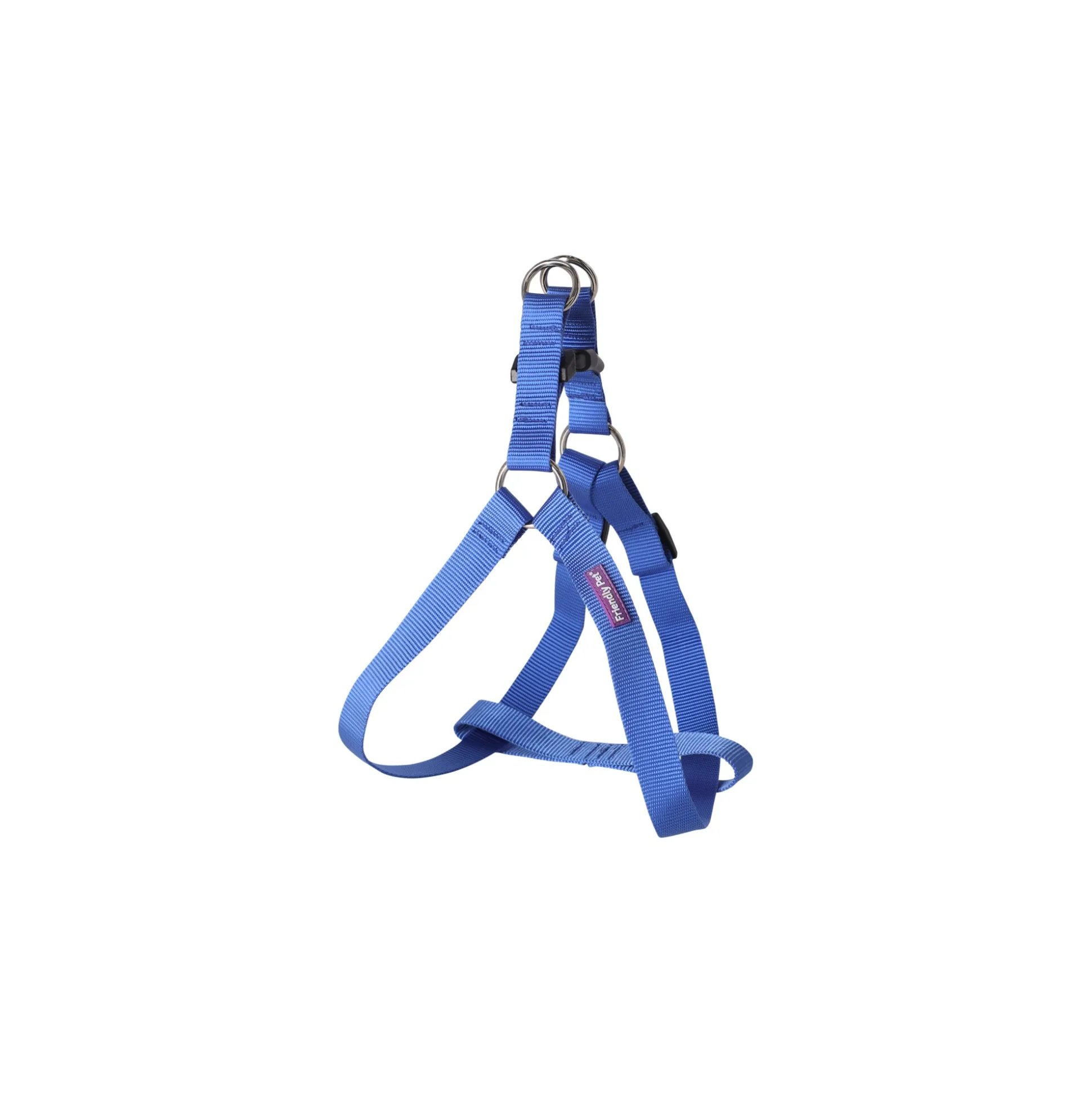 Hondentuig A 25mm 55-80cm blauw FP