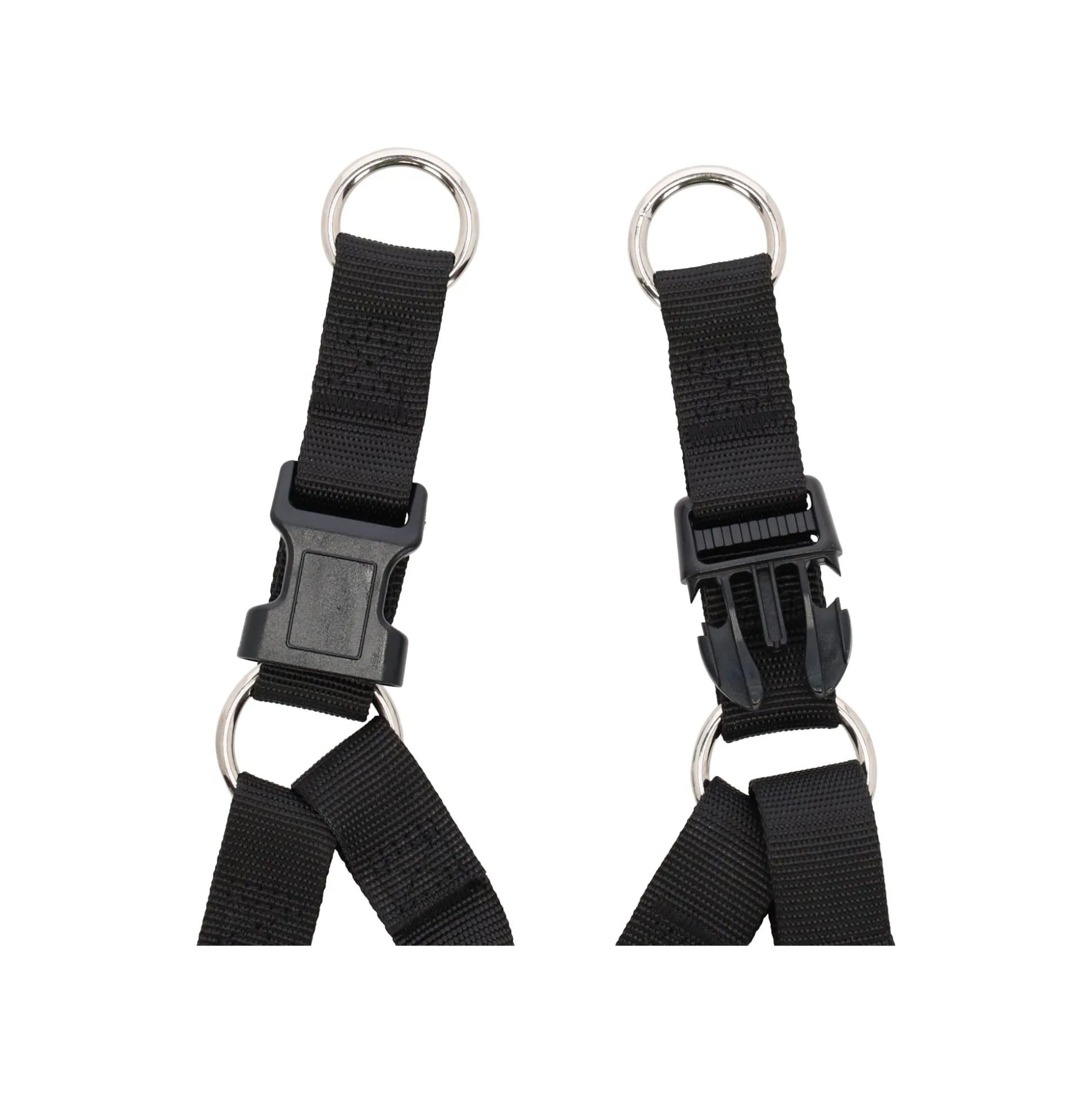Hondentuig A 15mm 30-50cm zwart FP