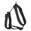 Hondentuig nylon verstelbaar zwart 40-65cm