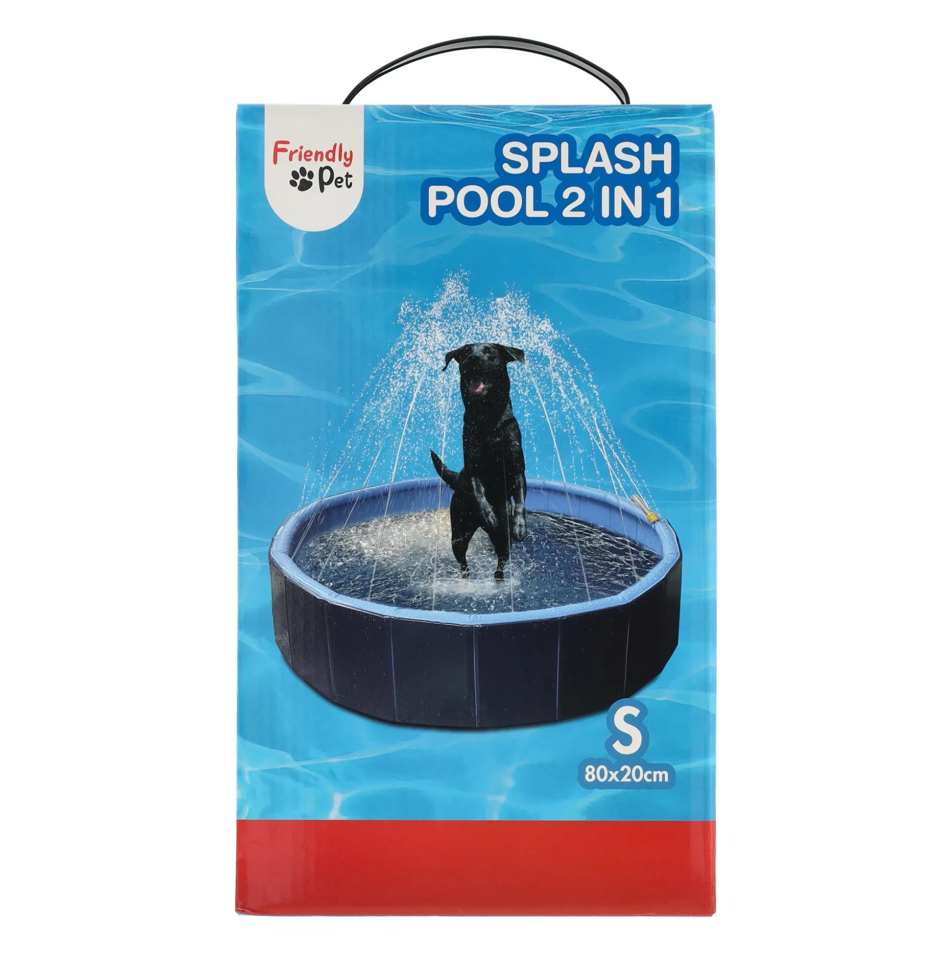 Hondenzwembad met sprinkler 80cm Splash