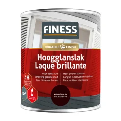 Hoogglans wengé bruin 1449 750ml Finess
