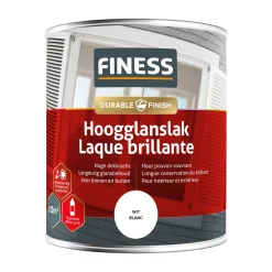Hoogglans wit 1410 750ml Finess