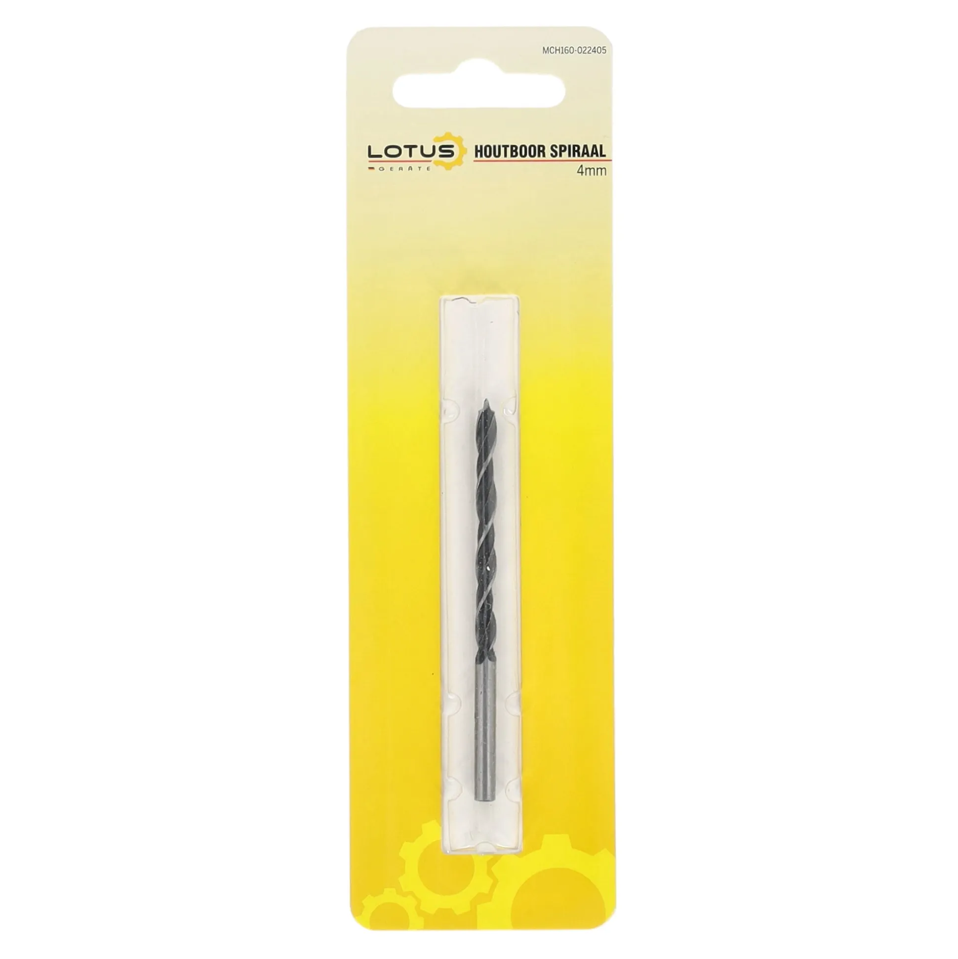 Houtboor spiraal 4 mm Lotus