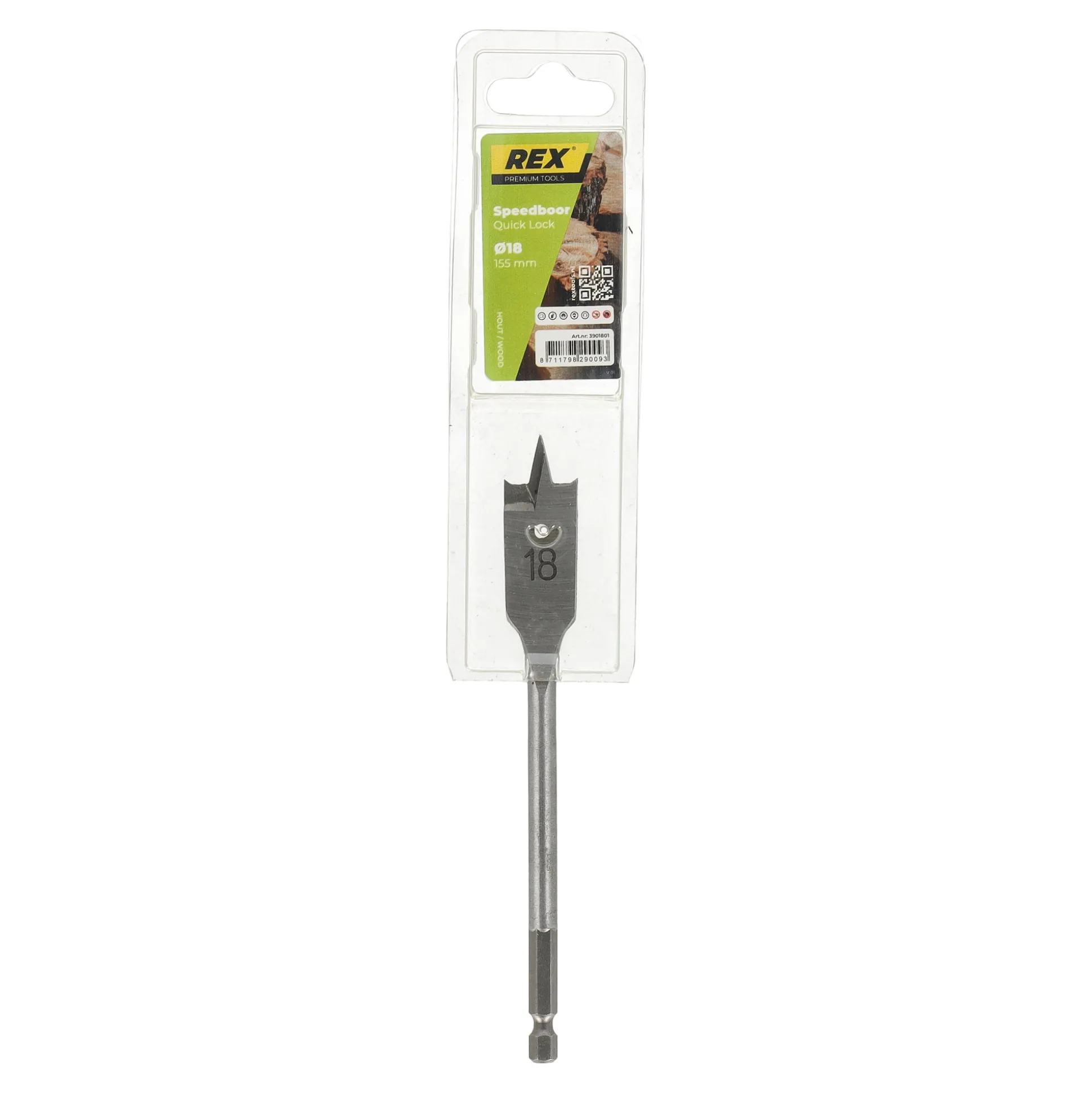 Houtspeedyboor speedy 18 mm Rex