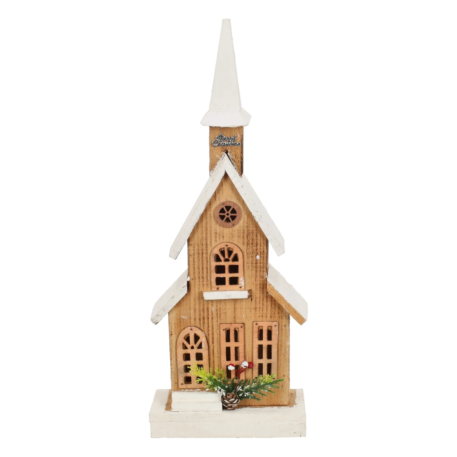 Huis kerst 50 cm, 5 LED