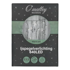 Ijspegel verlichting slow flash 640 LED warm wit