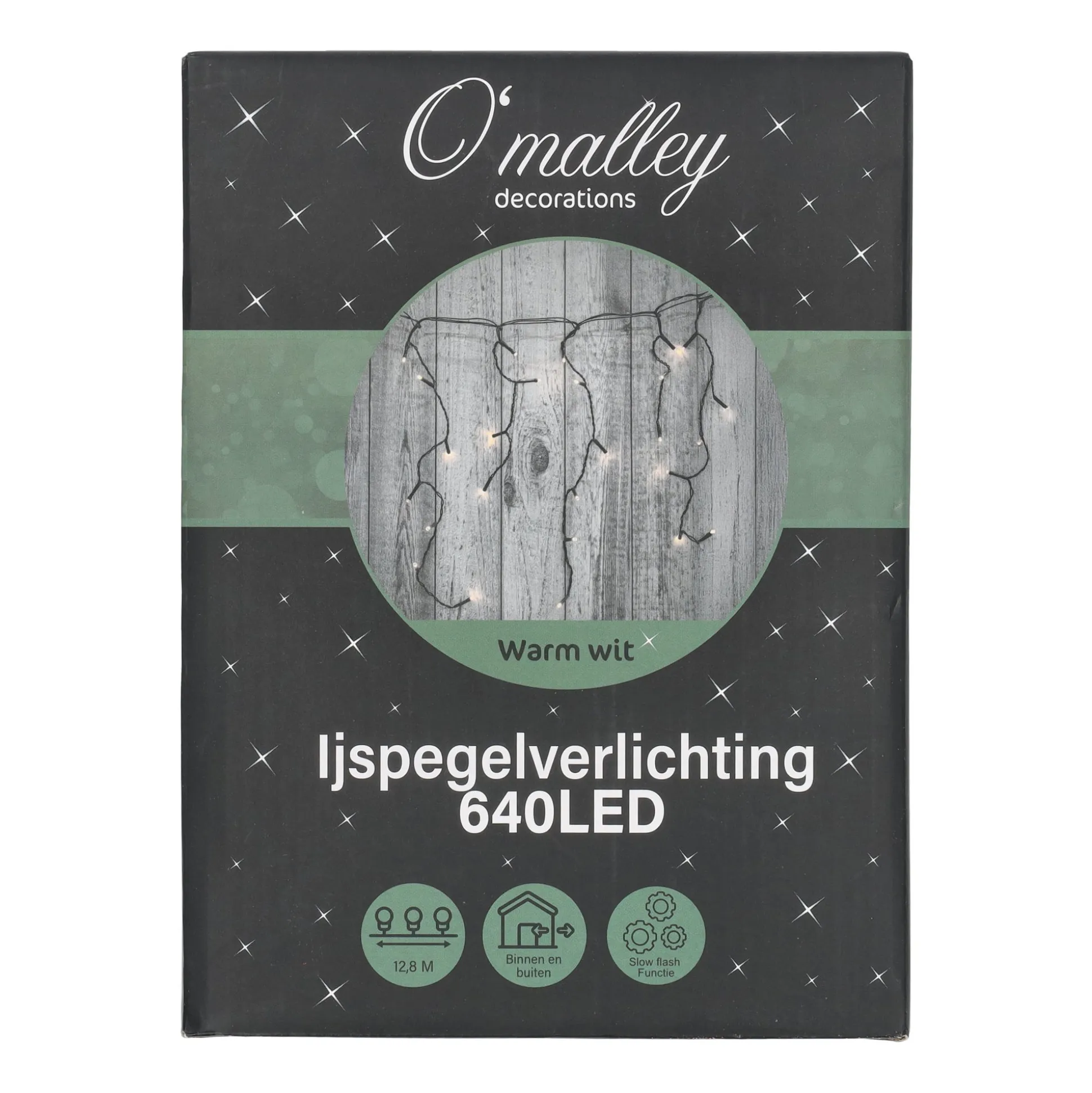 Ijspegel verlichting slow flash 640 LED warm wit