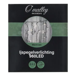 Ijspegelverlichting 960 LED warm wit