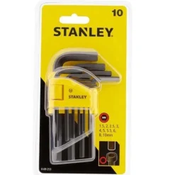 Inbussleutel 10-delig 0-69-253 Stanley
