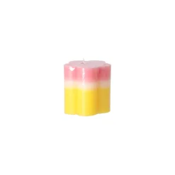 Kaars bloem 7 x 7 cm
